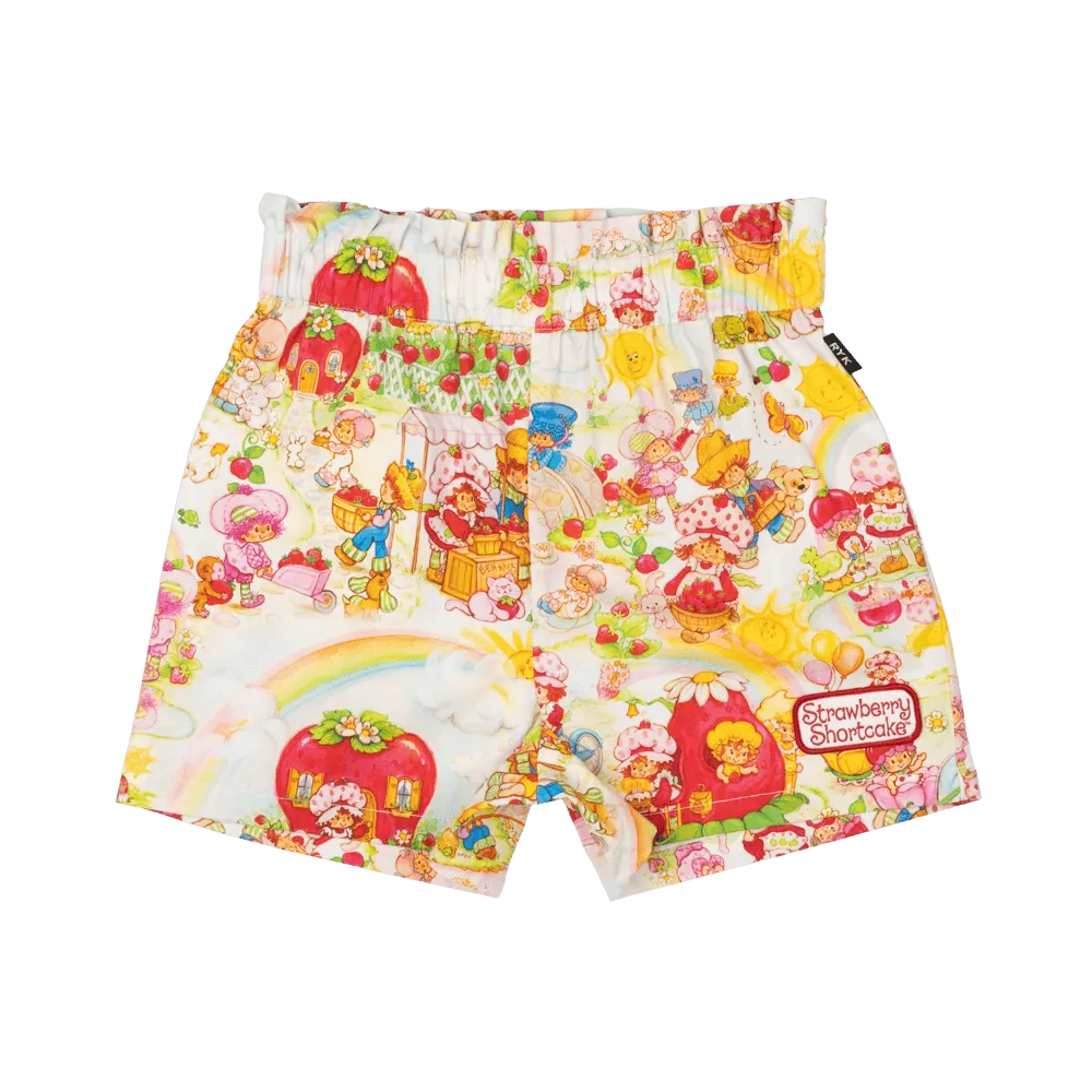 Rock Your Baby Paperbag Shorts - Strawberry Land