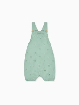 Sage Noa Cotton Baby Knitted Dungarees