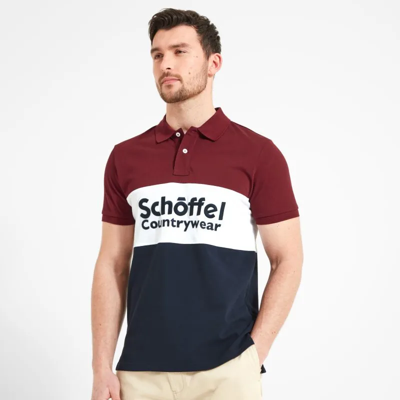 Schoffel Exeter Heritage Polo Shirt - Bordeaux