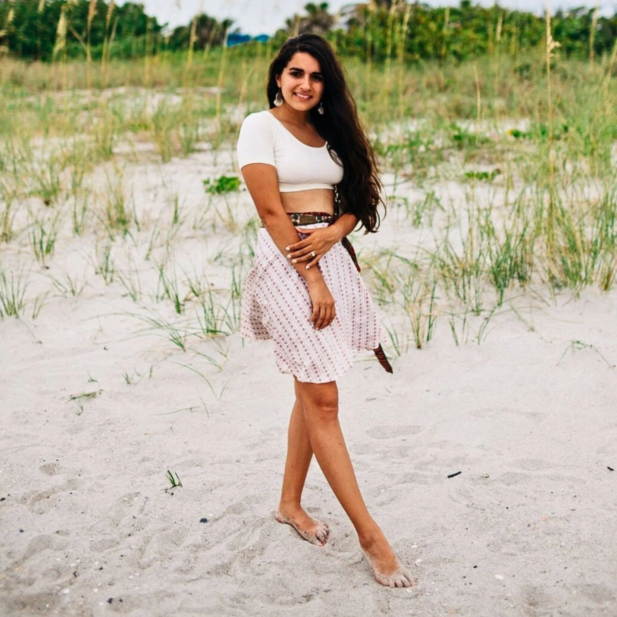 Seconds and Surplus Mini Sari Wrap Skirts