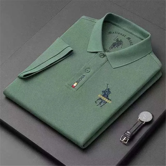 Short Sleeved Embroidered Polo Shirt