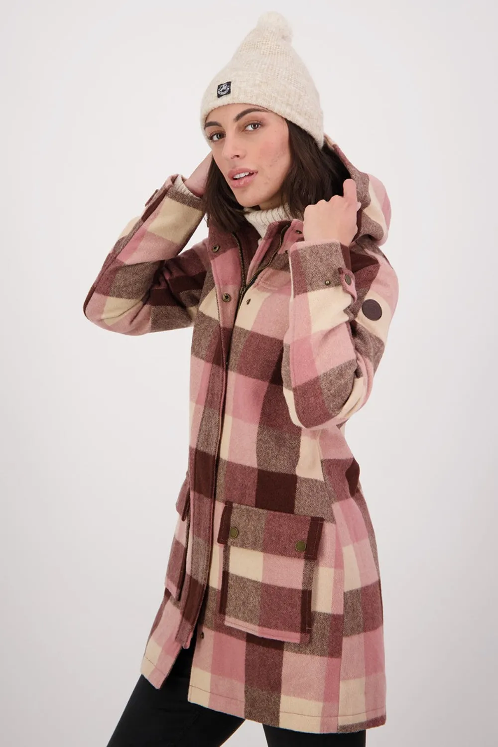 SWANNDRI ANNMORE WOOL OVERCOAT