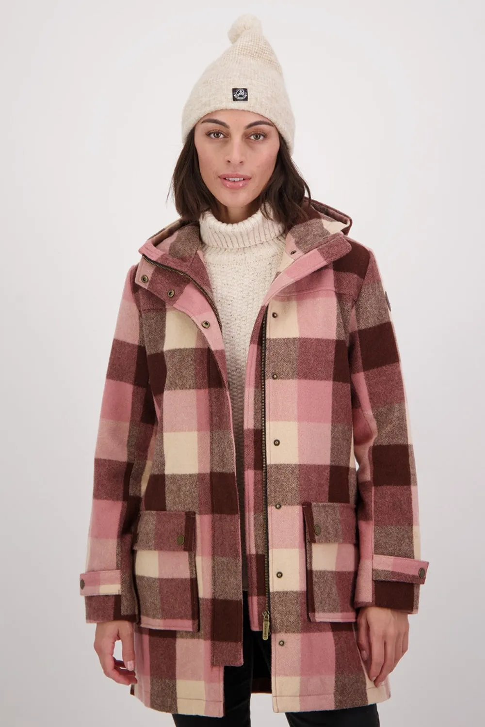 SWANNDRI ANNMORE WOOL OVERCOAT