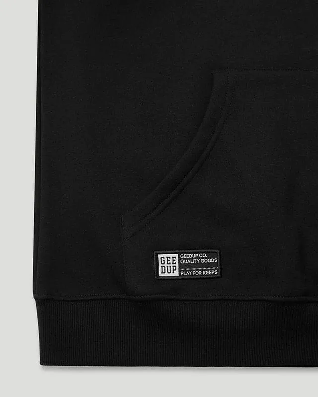 Team Logo Hoodie Black/Dusty Pink