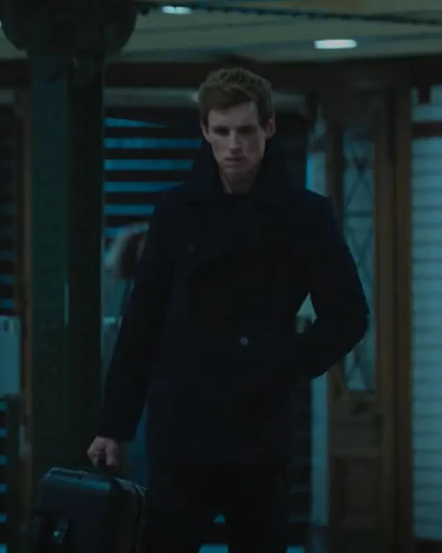 The Day of the Jackal Eddie Redmayne Black Coat