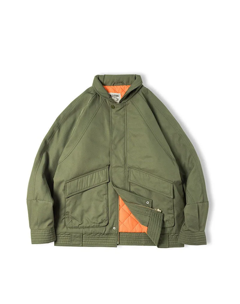 Tooling Retro Air Force Bomber Warm Cotton Men's Jacket