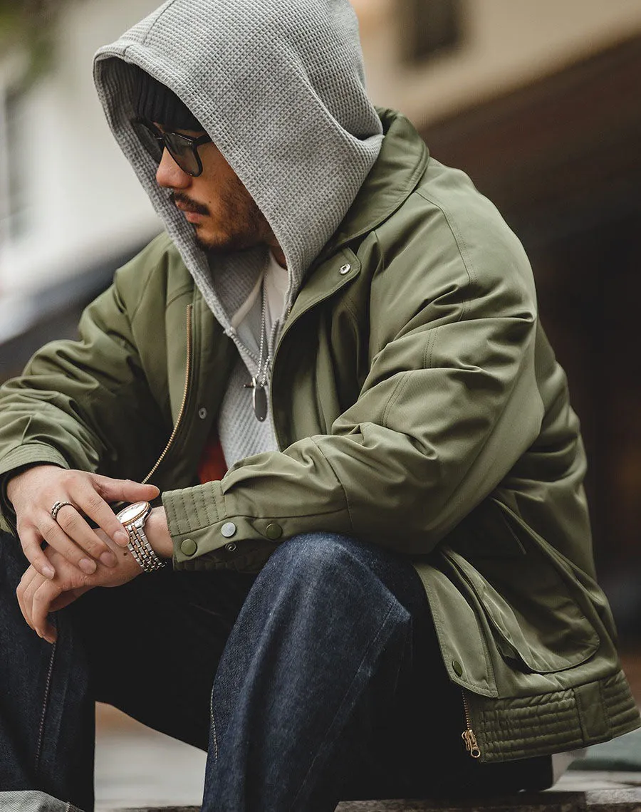Tooling Retro Air Force Bomber Warm Cotton Men's Jacket