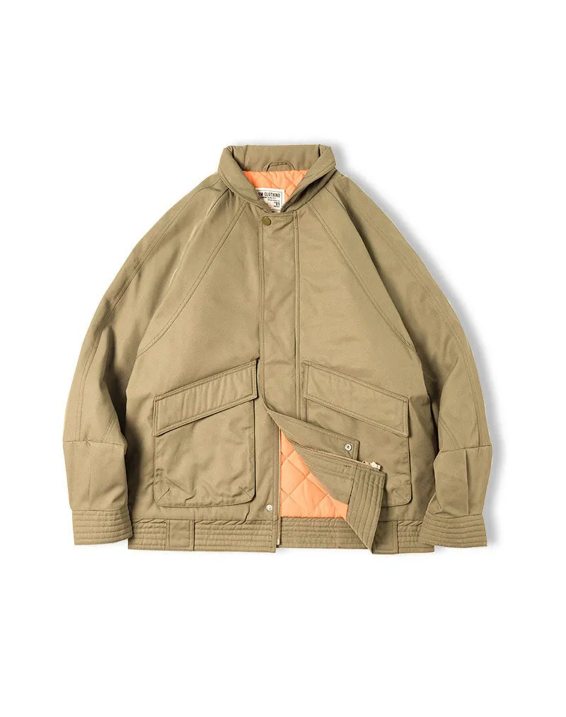 Tooling Retro Air Force Bomber Warm Cotton Men's Jacket