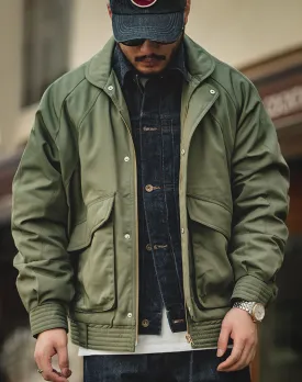 Tooling Retro Air Force Bomber Warm Cotton Men's Jacket