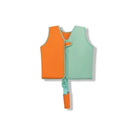 Vivid Clash | Orange/Green Swim Vest 3-6 years