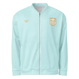 VOSRIO Hellas Athletic Turquoise Unisex Bomber Jacket