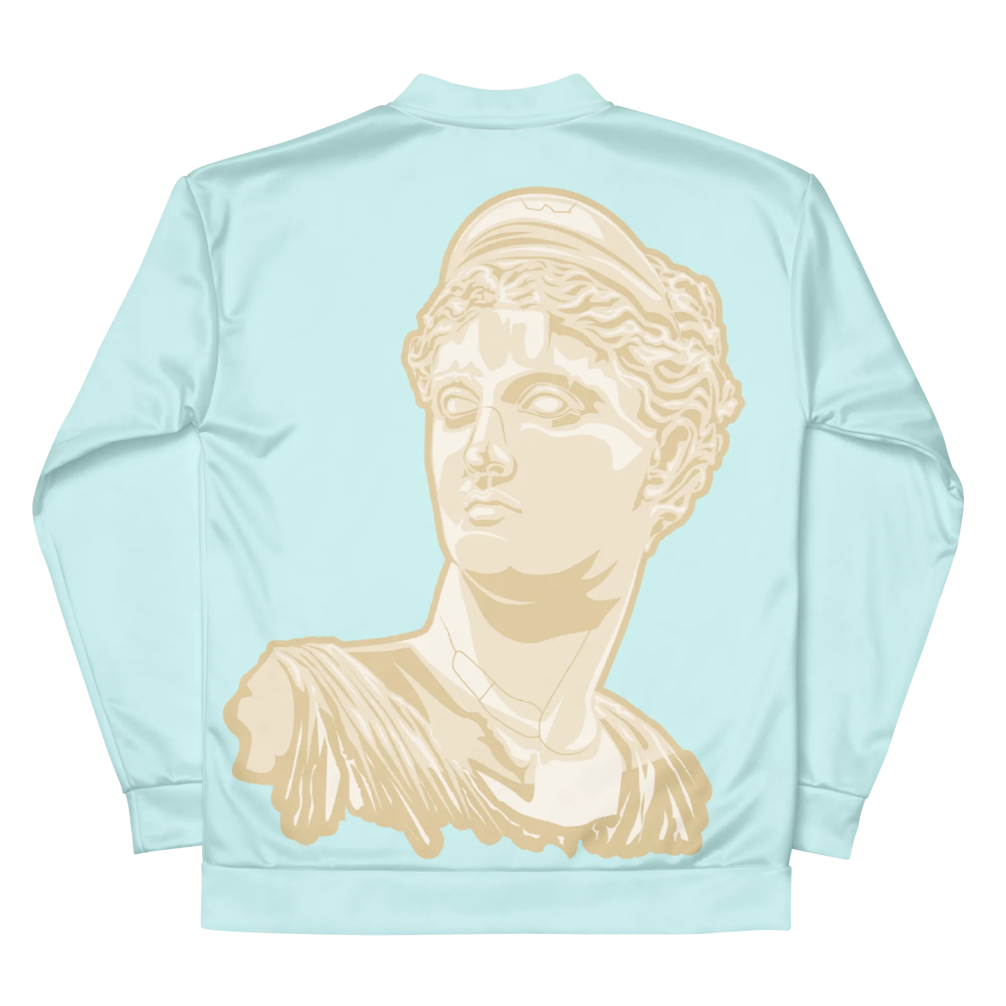 VOSRIO Hellas Athletic Turquoise Unisex Bomber Jacket