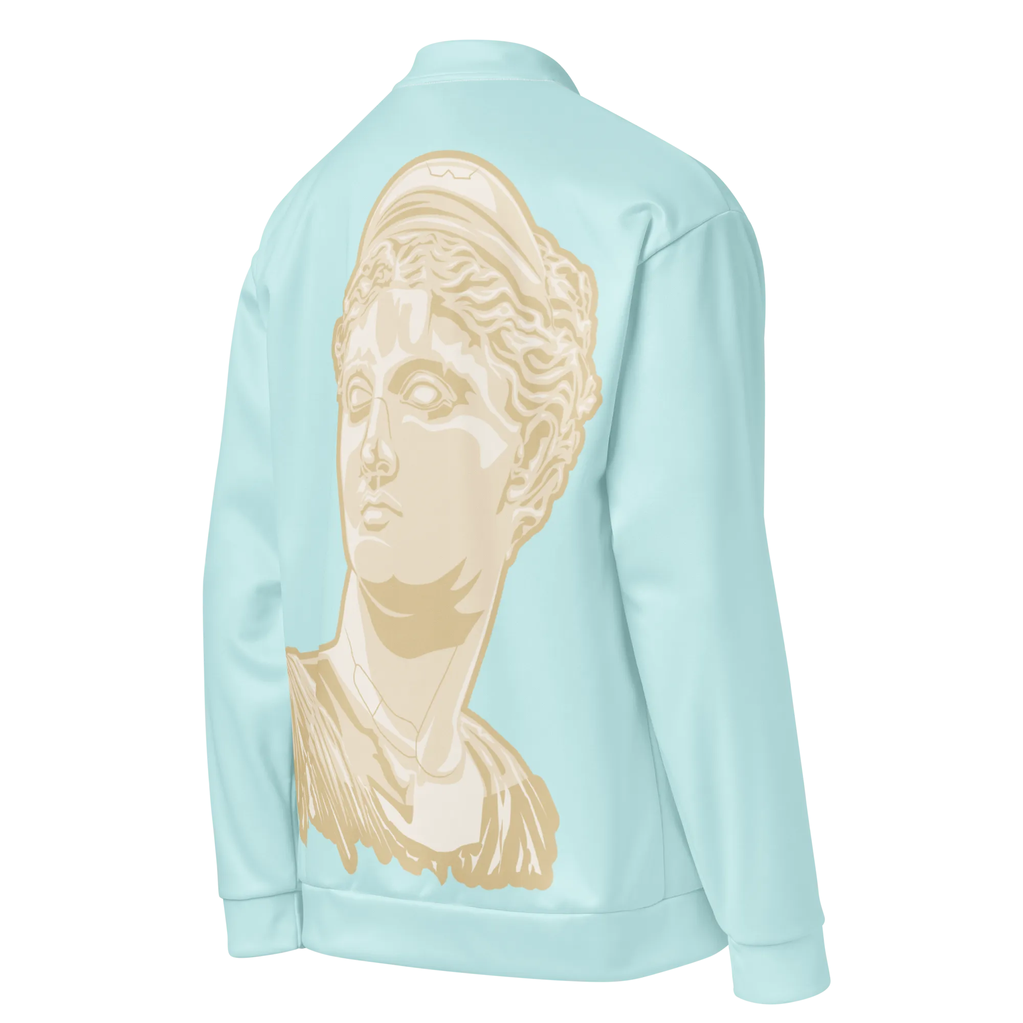 VOSRIO Hellas Athletic Turquoise Unisex Bomber Jacket
