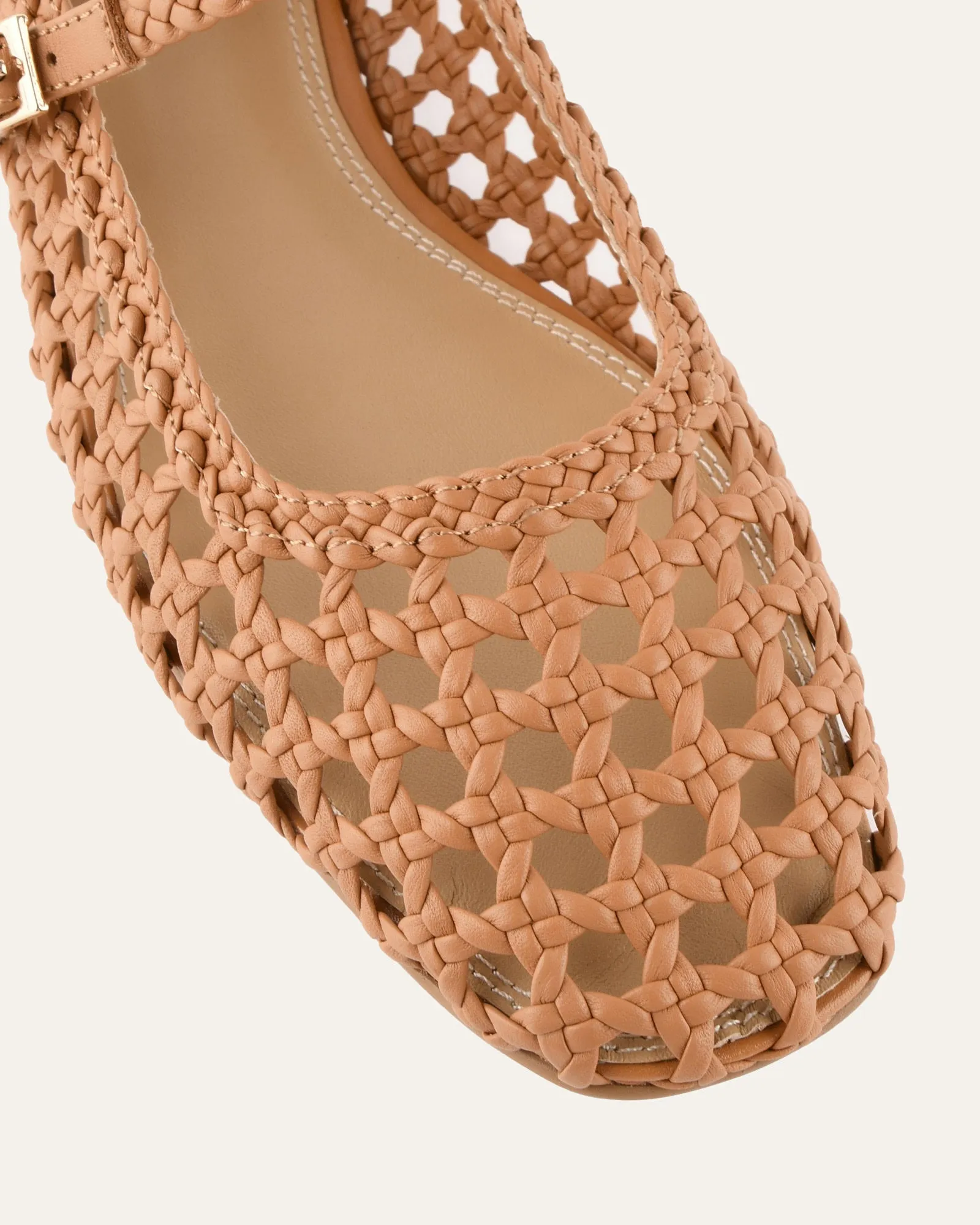 WILLIS CASUAL FLATS TOFFEE LEATHER