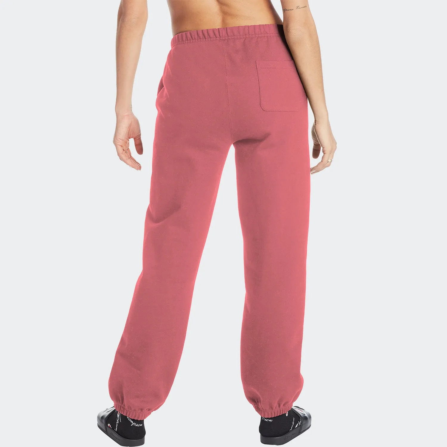 Women's Champion Reverse Weave Boyfriend Sweatpants Sandalwood Red